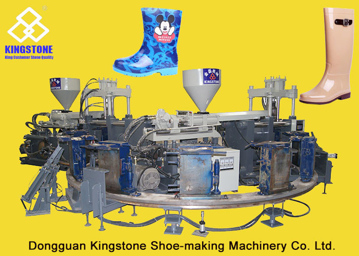 Regen/Waterlaars/van de de Arbeiderslaars van Gumboot/Mineraal Dubbel Injectie het Vormen Machine Roterend Type