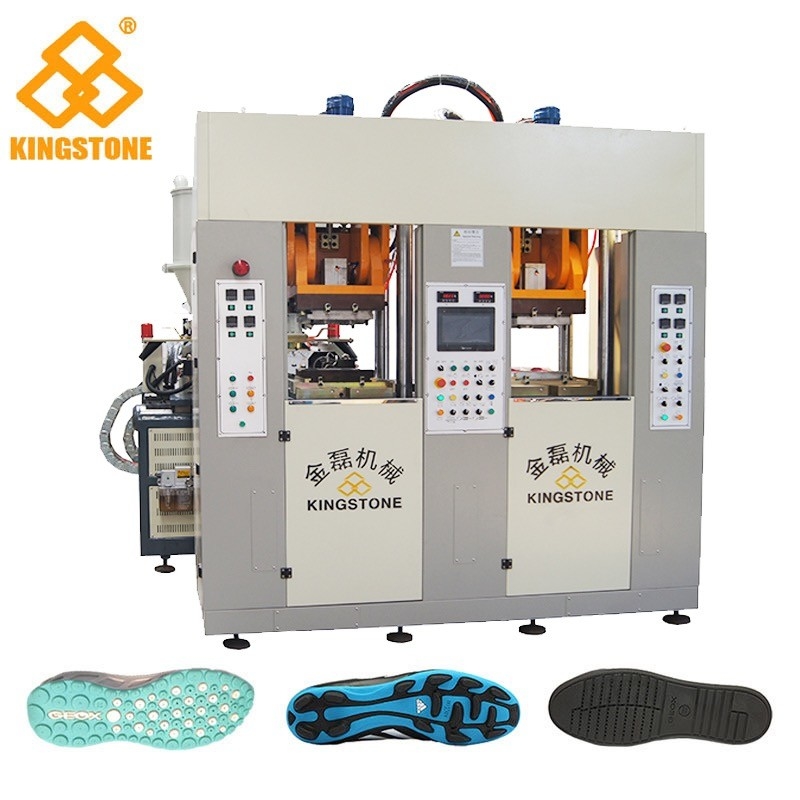 De statische Zool die van Type Dubbele Posten TPR tot Machines Twee maken Injecteur 70-100 Paren per Uur