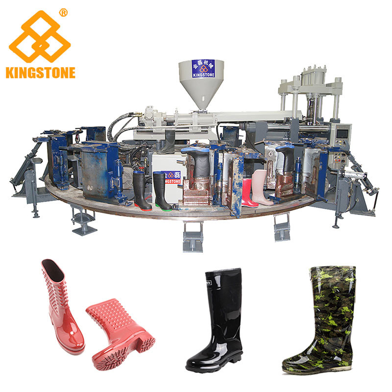 12 posten 1/2 de Injectie van de Kleurenlaars het Vormen Machine, Gumboots die Machine maken