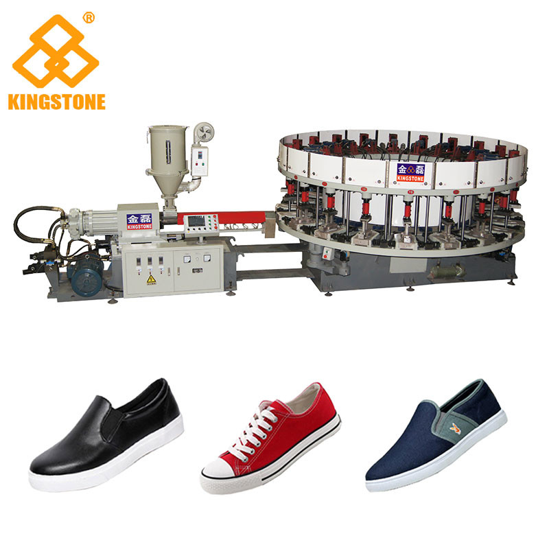 Ce-SGS 2-3 de Schoenen die van Arbeiderspvc Machine met Bovenleer het Duren/30-35kw/H maken
