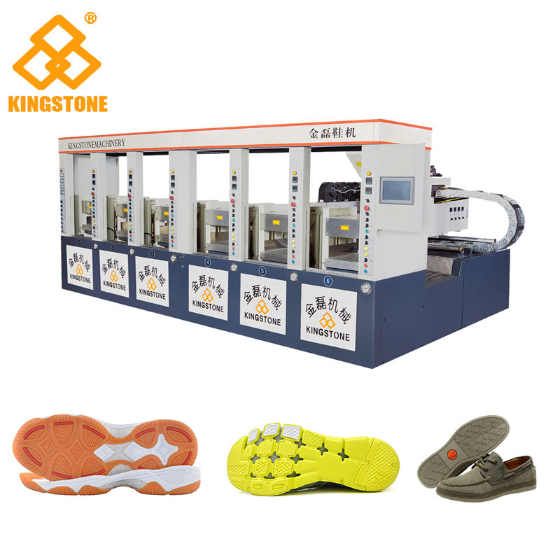 Ce-SGS 6 Enige Makende Machine 1-2 Kleur van de Posten Rubberschoen 2 Jaar Waarborg