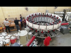 Rotary Double Colour DIP Sport Shoes / Canvas Injection Moulding Machine